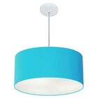 Lustre Pendente Cilíndrico Vivare Md-4049 Cúpula Em Tecido 50