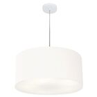 Lustre Pendente Cilíndrico Vivare Md-4049 Cúpula Em Tecido 50