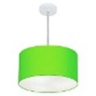 Lustre Pendente Cilíndrico Vivare Md-4099 Cúpula Em Tecido 40