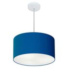 Lustre Pendente Cilíndrico Vivare Md-4099 Cúpula Em Tecido 40