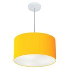 Lustre Pendente Cilíndrico Vivare Md-4099 Cúpula Em Tecido 40