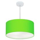 Lustre Pendente Cilíndrico Vivare Md-4100 Cúpula Em Tecido 50