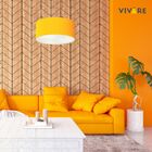 Lustre Pendente Cilíndrico Vivare Md-4101 Cúpula Em Tecido 60