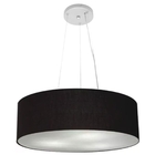 Lustre Pendente Cilíndrico Vivare Md-4134 Cúpula Em Tecido 50