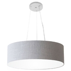 Lustre Pendente Cilíndrico Vivare Md-4134 Cúpula Em Tecido 50