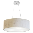 Lustre Pendente Cilíndrico Vivare Md-4134 Cúpula Em Tecido 50