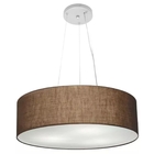 Lustre Pendente Cilíndrico Vivare Md-4134 Cúpula Em Tecido 50