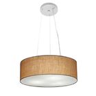 Lustre Pendente Cilíndrico Vivare Md-4181 Cúpula Em Tecido 40
