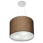 Lustre Pendente Cilíndrico Vivare Md-4183 Cúpula Em Tecido 40