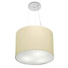 Lustre Pendente Cilíndrico Vivare Md-4183 Cúpula Em Tecido 40