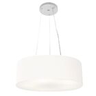 Lustre Pendente Cilíndrico Vivare Md-4184 Cúpula Em Tecido 45