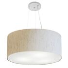 Lustre Pendente Cilíndrico Vivare Md-4188 Cúpula Em Tecido 50