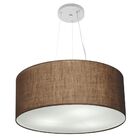 Lustre Pendente Cilíndrico Vivare Md-4188 Cúpula Em Tecido 50