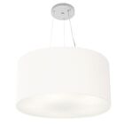 Lustre Pendente Cilíndrico Vivare Md-4189 Cúpula Em Tecido 50