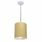 Lustre Pendente Cilíndrico Vivare Md-4200 Cúpula Em Tecido 14