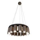 Lustre Pendente Cobre Brilho /preto 15xgu10 Old Artisan Plf-4