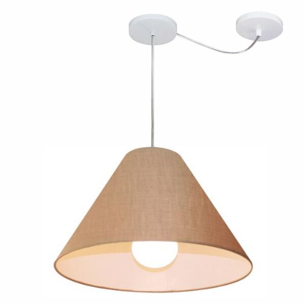 Lustre Pendente Cone Com Desvio De Centro Vivare Md-4272 Cúpu