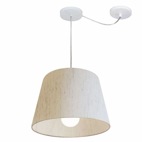 Lustre Pendente Cone Com Desvio De Centro Vivare Md-4274 Cúpu