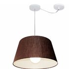 Lustre Pendente Cone Com Desvio Md-4273 Cúpula  21/30x40cm Ca