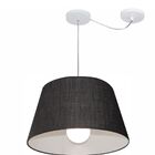 Lustre Pendente Cone Com Desvio Md-4273 Cúpula  21/30x40cm Pr