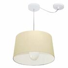 Lustre Pendente Cone Com Desvio Md-4275 Cúpula 30/45x40cm Alg