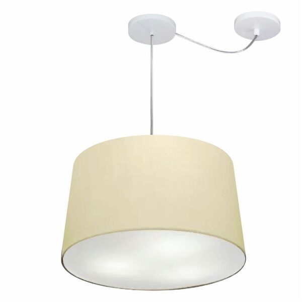 Lustre Pendente Cone Com Desvio Md-4277 Cúpula 30/40x45cm Alg