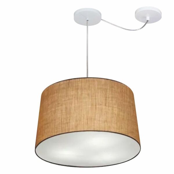 Lustre Pendente Cone Com Desvio Md-4277 Cúpula 30/40x45cm Pal
