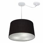 Lustre Pendente Cone Com Desvio Md-4281 Cúpula 30/40x45cm Pre