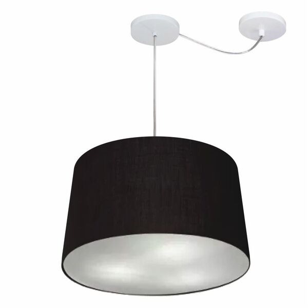 Lustre Pendente Cone Com Desvio Md-4281 Cúpula 30/40x45cm Pre