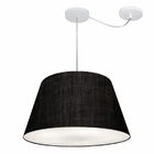 Lustre Pendente Cone Com Desvio Md-4283 Cúpula 30/35x50cm Pre