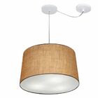 Lustre Pendente Cone Com Desvio Palha Mj-4281 Para Mesa De Ja