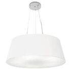 Lustre Pendente Cone Md-4002 Cúpula Em Tecido 21/60x50cm Bran