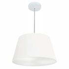 Lustre Pendente Cone Md-4021 Cúpula Em Tecido 21/40x30cm Bran