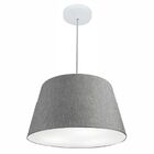 Lustre Pendente Cone Md-4021 Cúpula Em Tecido 21/40x30cm Rust