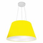 Lustre Pendente Cone Md-4141 Cúpula Em Tecido 30/50x35cm Amar
