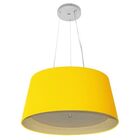 Lustre Pendente Cone Md-4144 Cúpula Em Tecido 25x50x40cm Amar