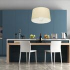 Lustre Pendente Cone Md-4241 Cúpula Em Tecido 30/45x40cm Algo