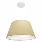 Lustre Pendente Cone Md-4248 Cúpula Em Tecido 30/50x35cm Algo