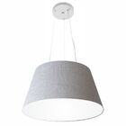 Lustre Pendente Cone Vivare Md-4001 Cúpula Em Tecido 21/40x30