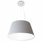 Lustre Pendente Cone Vivare Md-4001 Cúpula Em Tecido 21/40x30