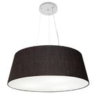 Lustre Pendente Cone Vivare Md-4002 Cúpula Em Tecido 21/60x50