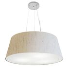 Lustre Pendente Cone Vivare Md-4002 Cúpula Em Tecido 21/60x50