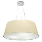 Lustre Pendente Cone Vivare Md-4002 Cúpula Em Tecido 21/60x50