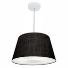 Lustre Pendente Cone Vivare Md-4021 Cúpula Em Tecido 21/40x30