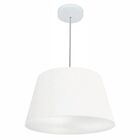 Lustre Pendente Cone Vivare Md-4021 Cúpula Em Tecido 21/40x30