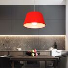 Lustre Pendente Cone Vivare Md-4039 Cúpula Em Tecido 21/40x30