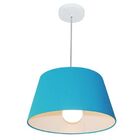 Lustre Pendente Cone Vivare Md-4039 Cúpula Em Tecido 21/40x30