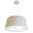 Lustre Pendente Cone Vivare Md-4048 Cúpula Em Tecido 21/50x40