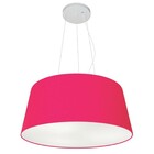 Lustre Pendente Cone Vivare Md-4048 Cúpula Em Tecido 21/50x40