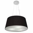 Lustre Pendente Cone Vivare Md-4048 Cúpula Em Tecido 21/50x40